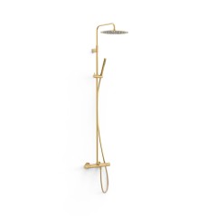 Conjunto termostático baño-ducha OVER-WALL oro mate - 19031202OM - Tres