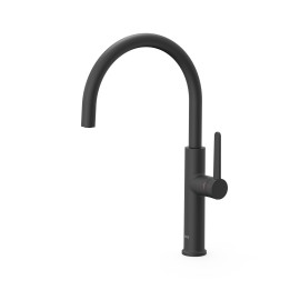Monomando fregadero TRES negro mate - 23044003NM 1