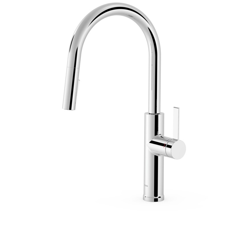 Monomando fregadero caño extraíble TRES cromo - 23043804