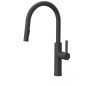 Monomando fregadero caño extraíble TRES negro mate - 23043804NM