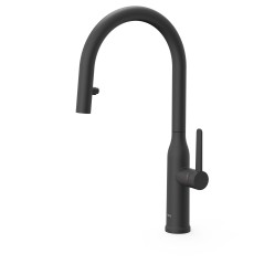 Monomando fregadero caño extraíble TRES negro mate - 23043802NM