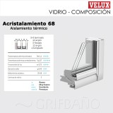 Ventana para tejado giratoria VELUX GGL madera 6