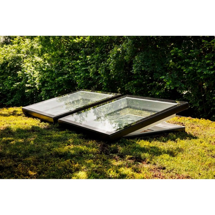 Ventana para cubierta plana VELUX DESIGN cúpula vidrio liso 5
