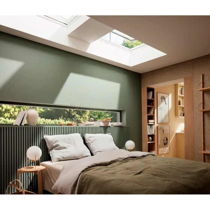 Ventana para cubierta plana VELUX DESIGN cúpula vidrio liso 7
