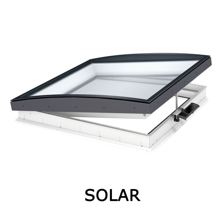 Ventana para cubierta plana VELUX DESIGN cúpula vidrio curva 10