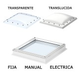 Ventana para cubierta plana VELUX ESTANDAR cúpula acrílica 1