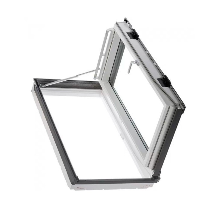 Ventana para tejado apertura lateral VELUX GXL pintada blanco 1