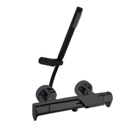 Termostático baño-ducha cascada ALEXIA negro mate - 363901DNM 1