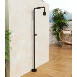 Columna ducha jardín piscina POOL acero S316 negro mate - GPP001/ANG 3