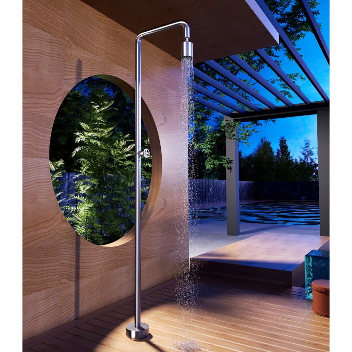 Columna ducha jardín piscina POOL acero S316 - GPP001/AC 2