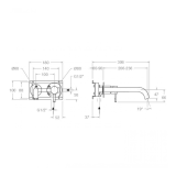 Monomando lavabo empotrado ODISEA negro mate - 39210*NM 4