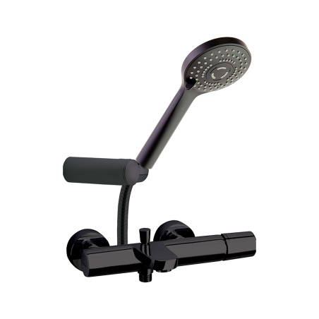 Monomando baño-ducha TZAR negro mate - 340501BTNM - Ramón Soler