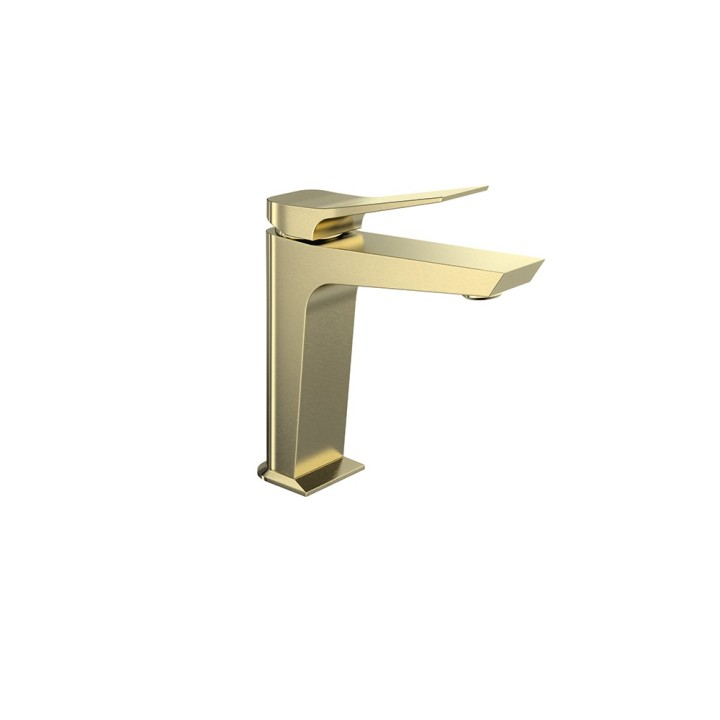 Monomando lavabo PRISMA oro cepillado - 420401OC 1