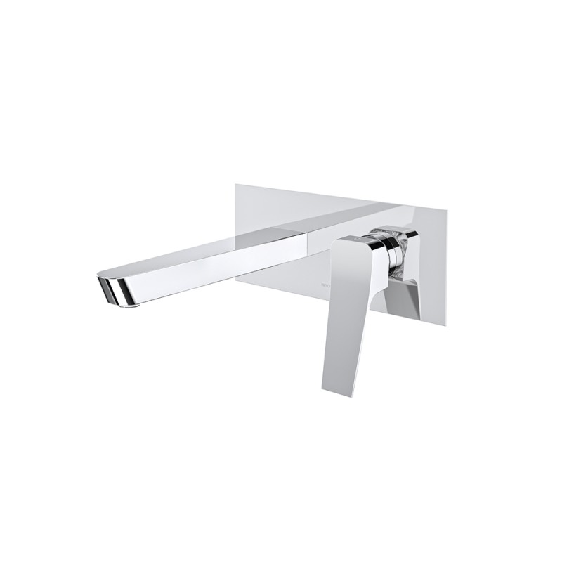 Monomando lavabo empotrado mural PRISMA cromo - 422002