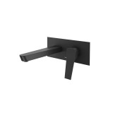 Monomando lavabo empotrado mural PRISMA negro mate - 422002NM 1