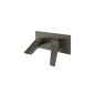 Monomando lavabo empotrado mural (CI) PRISMA grafito - 422001GR