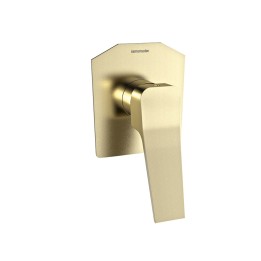 Monomando ducha empotrado 1-vía PRISMA oro cepillado - 421801SOC 1