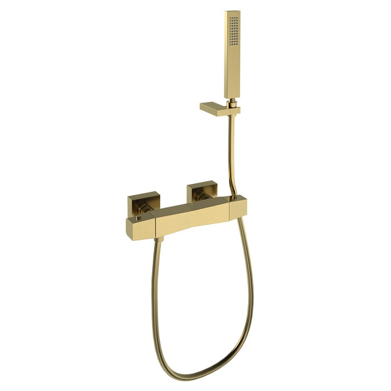 Termostático ducha PRISMA oro cepillado - 423401MROC