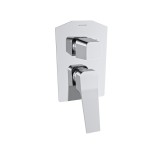 Monomando ducha empotrado 2-vías PRISMA cromo - 421502S 1