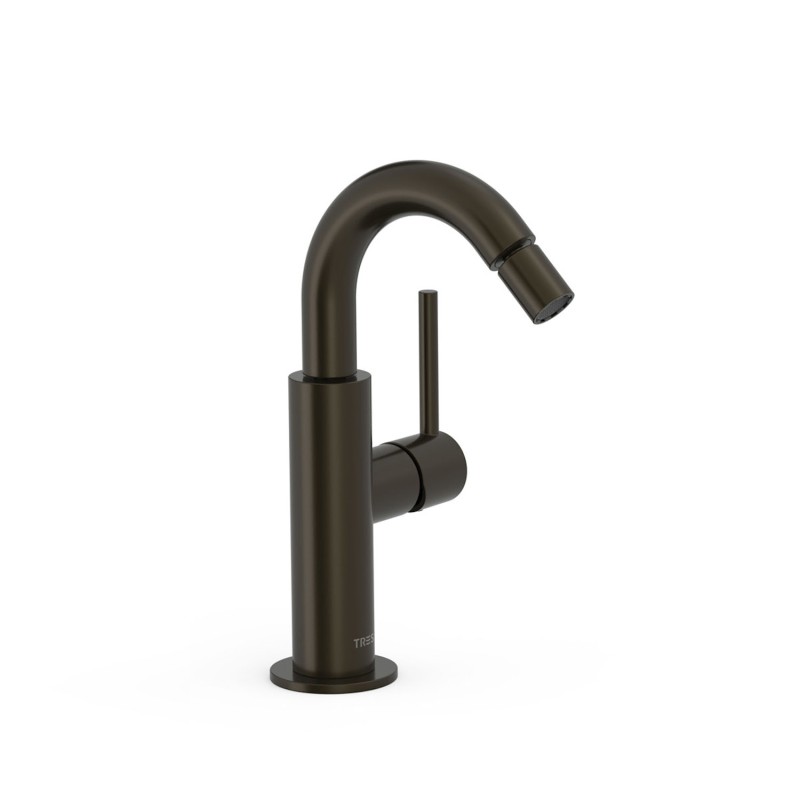 Monomando bidé maneta lateral STUDY-TRES negro bronce - 26222402KMB