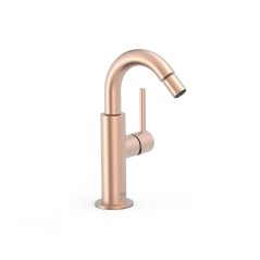 Monomando bidé maneta lateral STUDY-TRES oro rosa mate - 26222402OPM - Tres