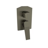 Monomando ducha empotrado 3-vías PRISMA grafito - 421503SGR 1