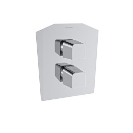 Termostático ducha empotrado 2-Vías PRISMA cromo - 428712S 1