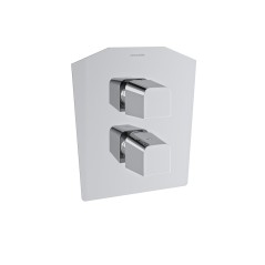 Termostático ducha empotrado 2-Vías PRISMA cromo - 428712S - Ramón Soler