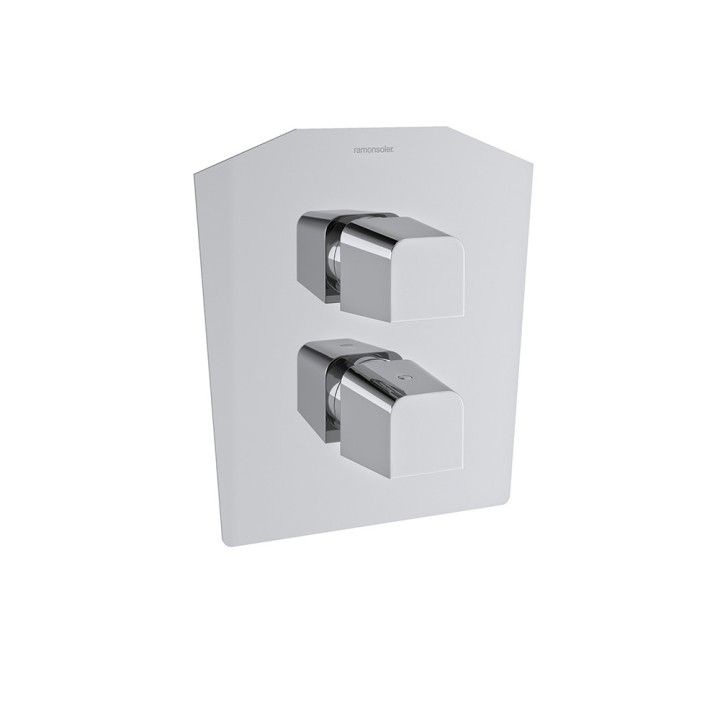 Termostático ducha empotrado 2-Vías PRISMA cromo - 428712S 1