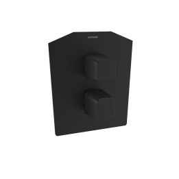 Termostático ducha empotrado 2-Vías PRISMA negro mate - 428712SNM 1