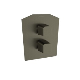 Termostático ducha empotrado 2-Vías PRISMA grafito - 428712SGR 1