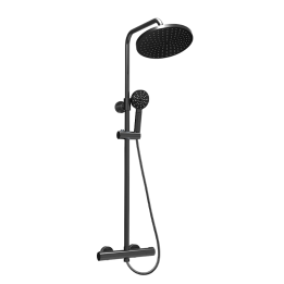 Conjunto termostático ducha TUBE negro mate - 44431/N 1
