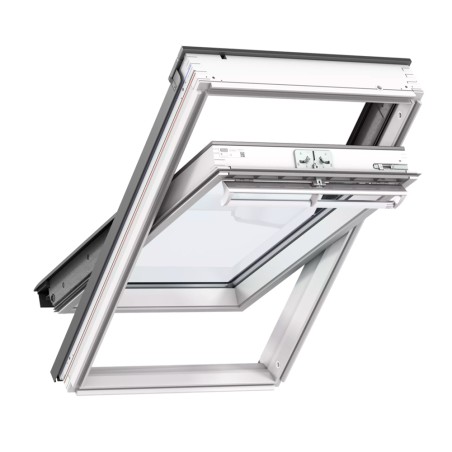 Ventana para tejado giratoria VELUX GGU poliuretano blanco - Velux