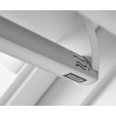 Ventana para tejado giratoria eléctrica VELUX GGL pintada blanco - Velux