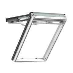 Ventana para tejado proyectante eléctrica VELUX GPU poliuretano blanco - Velux