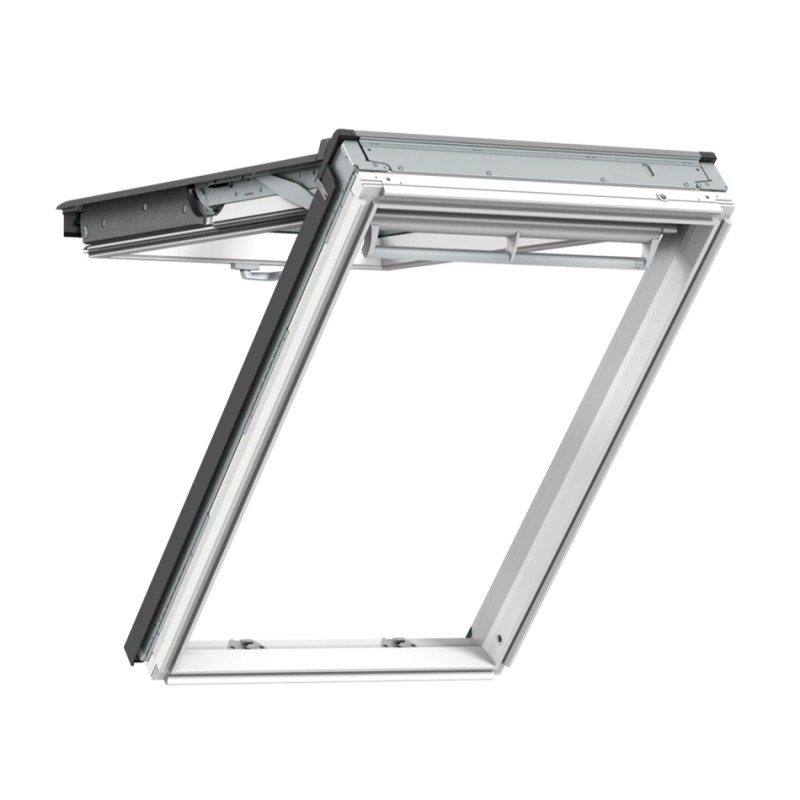 Ventana para tejado proyectante eléctrica VELUX GPU poliuretano blanco