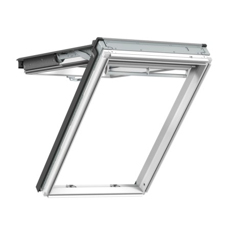 Ventana para tejado proyectante eléctrica VELUX GPU poliuretano blanco - Velux
