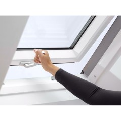 Ventana para tejado proyectante VELUX GPU poliuretano blanco - Velux