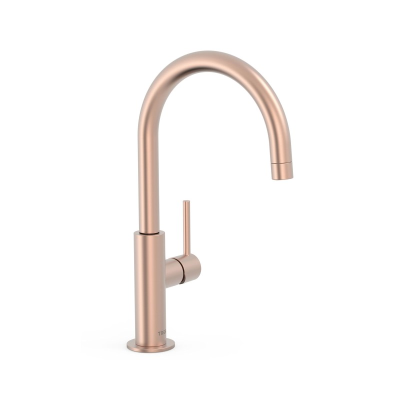 Monomando lavabo alto STUDY-TRES oro rosa mate - 26290402OPM