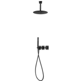Kit termostático ducha empotrado 2-vías NEPAL negro mate - GTN062/NG 1