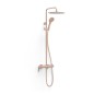 Conjunto monomando ducha FUJI-TRES oro rosa mate - 28119101OPM