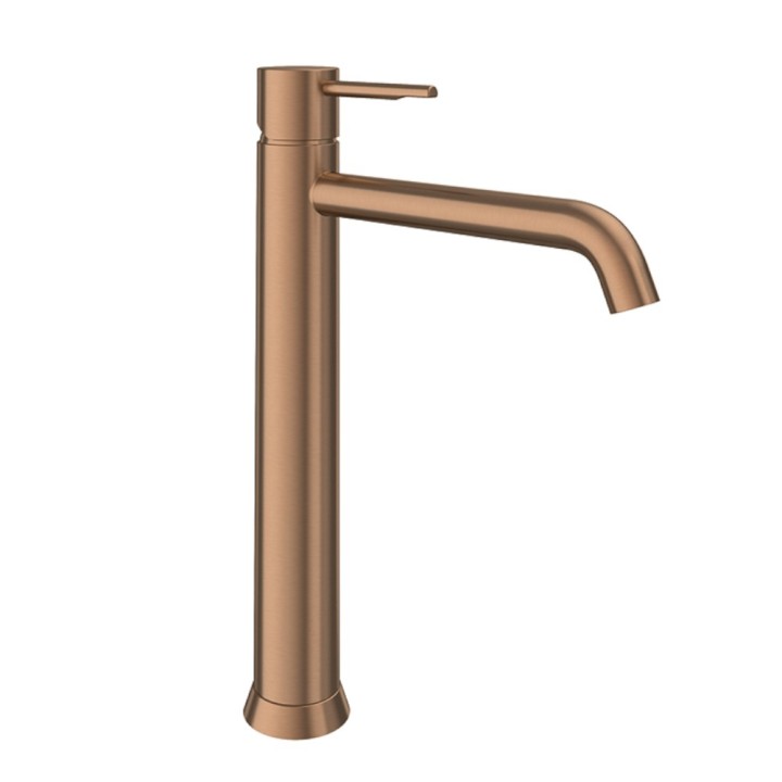 Monomando lavabo alto XL ODISEA cobre cepillado - 390201CUC 1