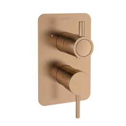 Monomando ducha empotrado 2-vías ODISEA cobre cepillado - 391512SCUC 1