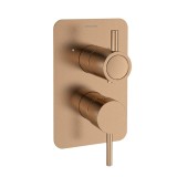 Monomando ducha empotrado 2-vías ODISEA cobre cepillado - 391512SCUC 1