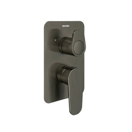 Monomando ducha empotrado 2-vías ALEXIA grafito - 361502SGR 1