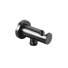 Soporte ducha con toma RS redondo grafito - 3796GR 1