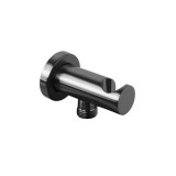 Soporte ducha con toma RS redondo grafito - 3796GR 1