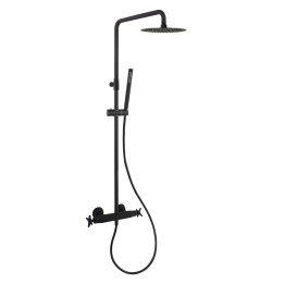 Conjunto termostático ducha ADAGIO negro mate - 915411RM300NM 1