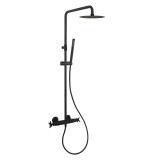 Conjunto termostático ducha ADAGIO negro mate - 915411RM300NM 1