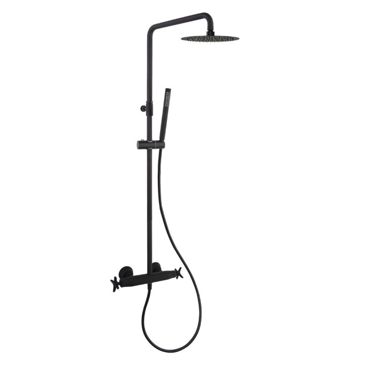 Conjunto termostático ducha ADAGIO negro mate - 915411RM300NM 1